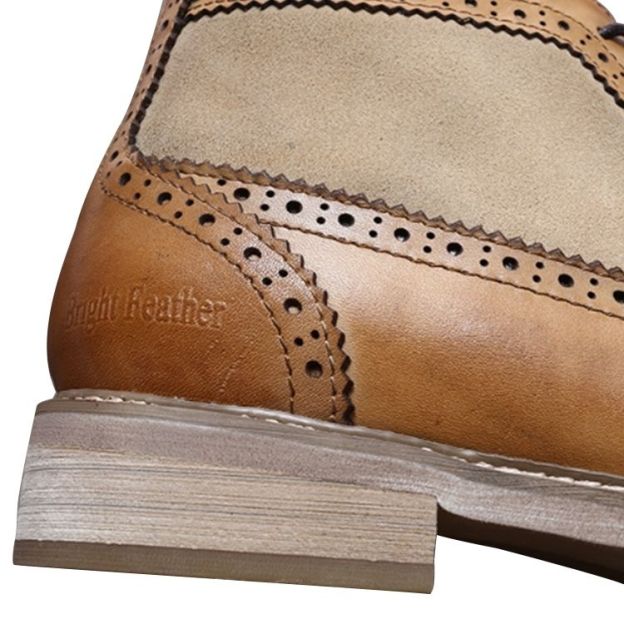Manufacturers Promotion High Quality Lace-Up Men's Shoes Boots Leather Boot
