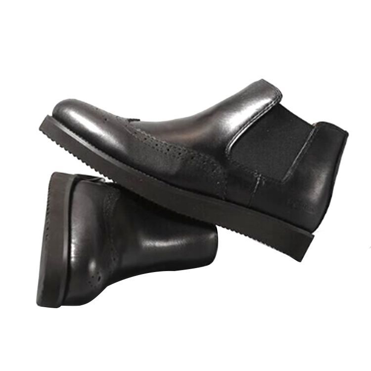 Cheap Price New Style Short Ankle Casual Chelsea Cow Leather Boots for Men