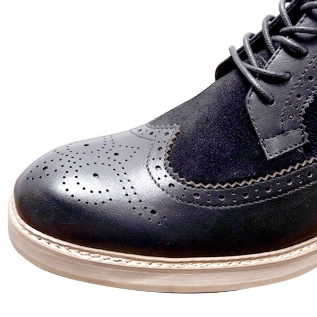 Manufacturers Promotion High Quality Lace-Up Men's Shoes Boots Leather Boot
