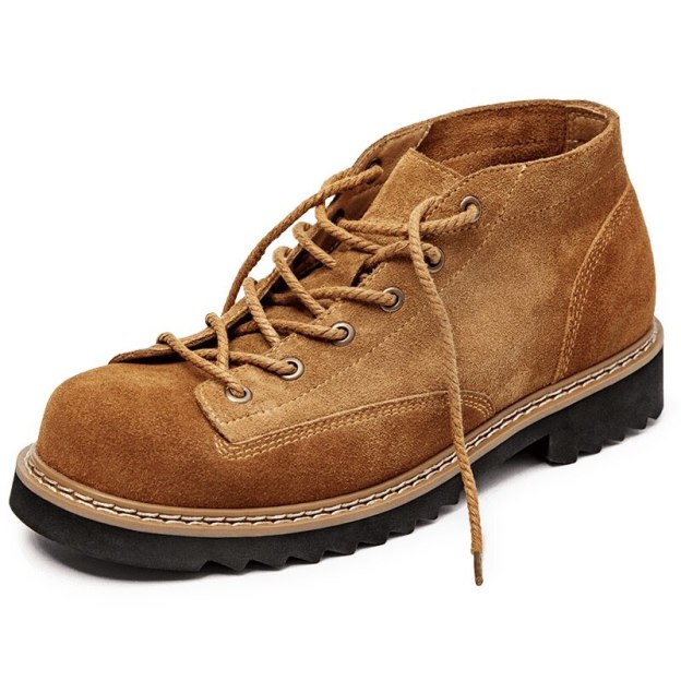 Maden High Quality Genuine Leather Men Shoes Spring Winter Casual Ankle Boots Outdoor Work Snow Boots Lace-Up Classic Shoes