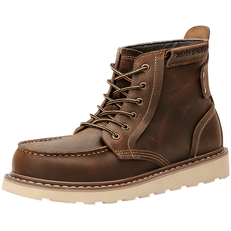 Maden Safety Working Ankle Men's Boots Winter Snow Men Boot  Steel Male Shoe Army Lace-up Designer Shoes