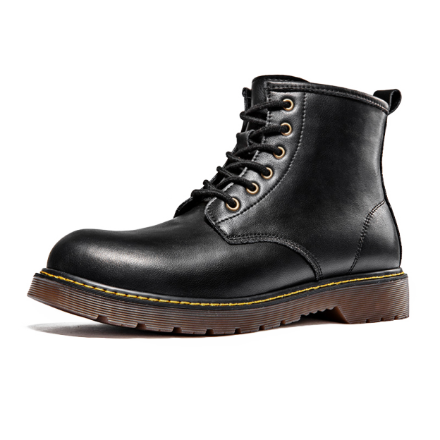 Maden Vintage Men's Boots Genuine Leather Ankle Boots Autumn Winter Warm Fashion Shoes  British Style Brand Outdoor Safety Shoes
