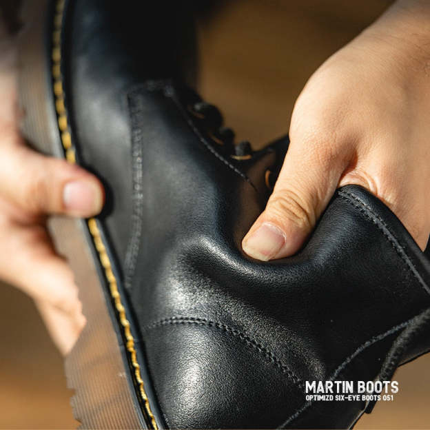 Maden Vintage Men's Boots Genuine Leather Ankle Boots Autumn Winter Warm Fashion Shoes  British Style Brand Outdoor Safety Shoes