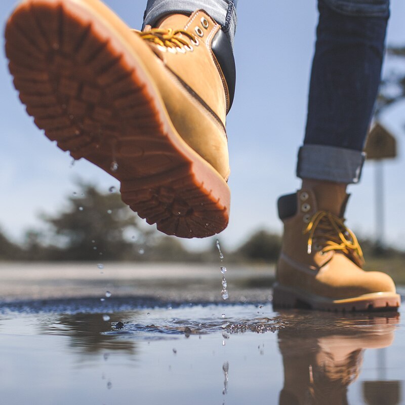 Maden Vintage Military Boot For Men Retro PU Leather Yellow Thick Shoe Outdoor Casual Couple Ankle Male Desert Boot Hiking Shoe