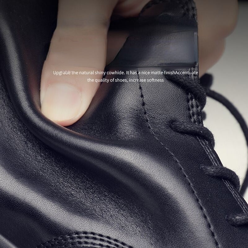 Men  Boots Slip on Pu Leather Chelsea Boots Chunky Ankle Boots Short Boots Casual Indestructible Military Boots Bottines