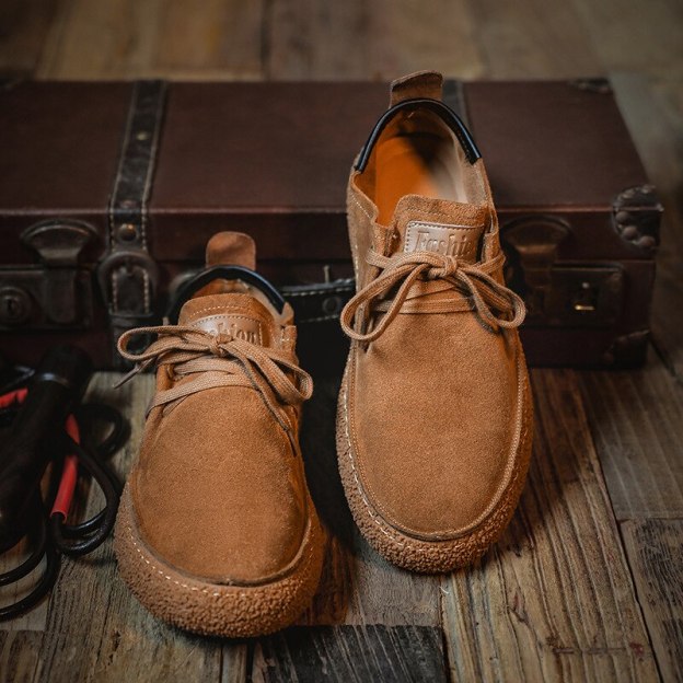 Men Casual Shoes Soft  Flats Vintage British Cow Leather Loafers Luxury Sneakers men shoes luxury brand high quality mocassins