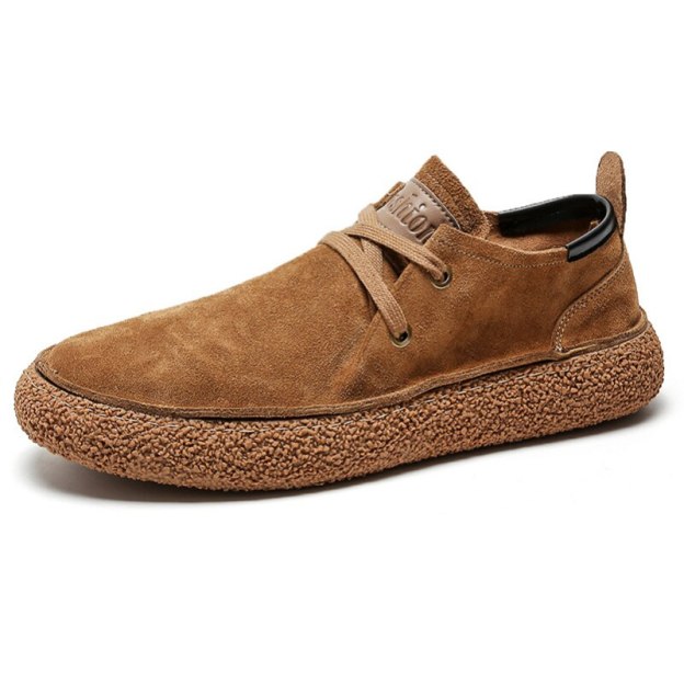 Men Casual Shoes Soft  Flats Vintage British Cow Leather Loafers Luxury Sneakers men shoes luxury brand high quality mocassins