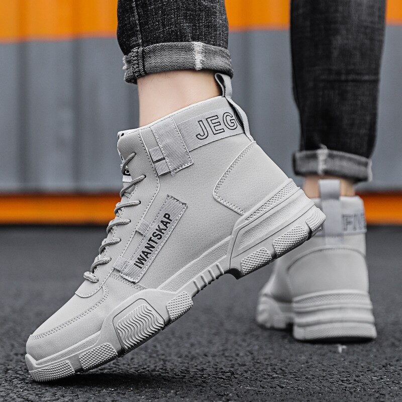 Men Casual Winter Warm Shoes Lace Up Wool Ankle Boots Plush Basic Winter Outdoor Shoes Military Footwears Botas De Seguridad