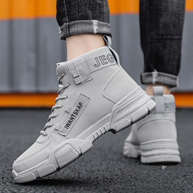 Men Casual Winter Warm Shoes Lace Up Wool Ankle Boots Plush Basic Winter Outdoor Shoes Military Footwears Botas De Seguridad