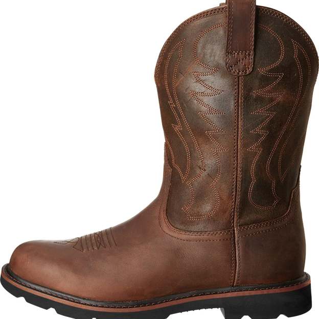 Men Leather Western Boot Comfortable Knight Boots Anti-slip Vintage Cowboy Boots Comfort Walking Chelsea Bottines Bota Footwear