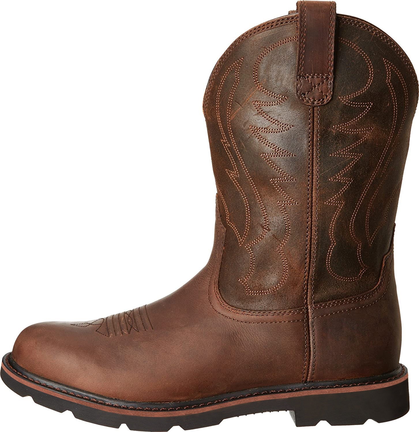 Men Leather Western Boot Comfortable Knight Boots Anti-slip Vintage Cowboy Boots Comfort Walking Chelsea Bottines Bota Footwear