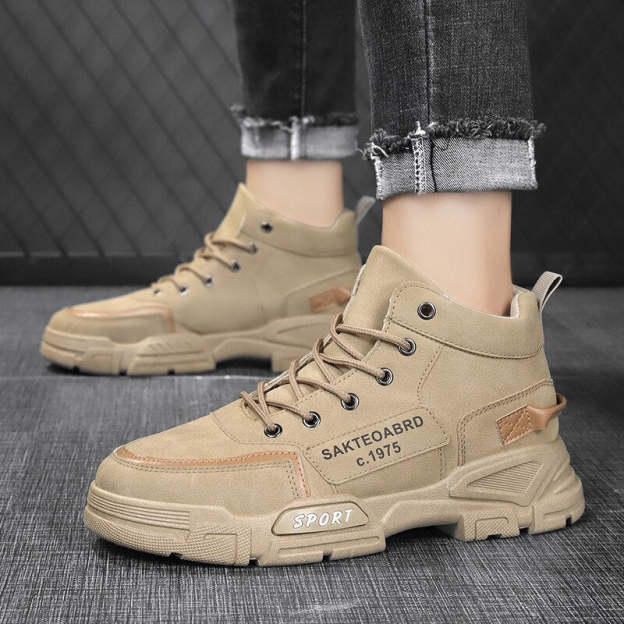 Platform Sneakers for Men Breathable Casual Walking Sports Running Shoes Outdoor Travel Fitness Sneakers Male Vulcanized Shoes
