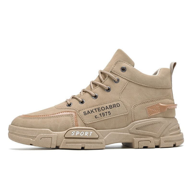 Platform Sneakers for Men Breathable Casual Walking Sports Running Shoes Outdoor Travel Fitness Sneakers Male Vulcanized Shoes