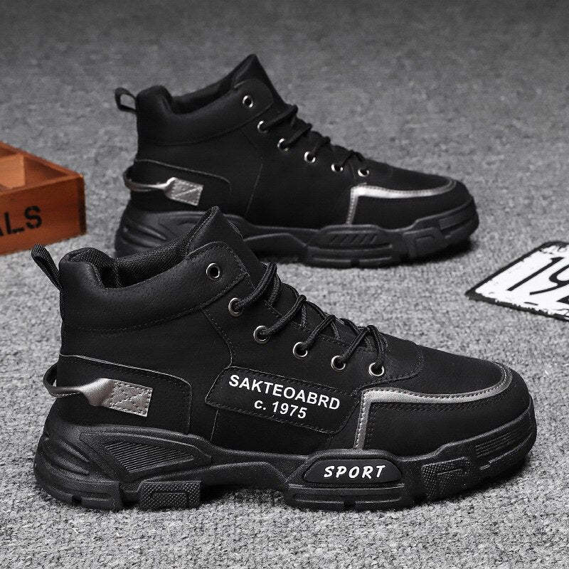Platform Sneakers for Men Breathable Casual Walking Sports Running Shoes Outdoor Travel Fitness Sneakers Male Vulcanized Shoes