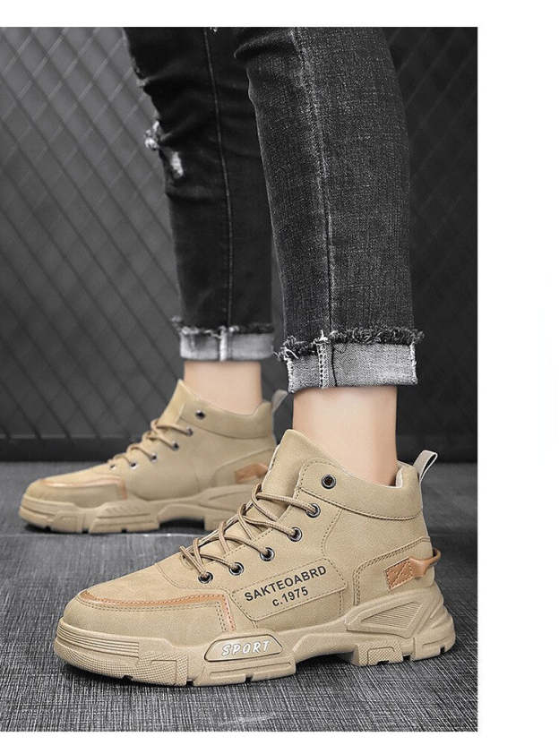 Platform Sneakers for Men Breathable Casual Walking Sports Running Shoes Outdoor Travel Fitness Sneakers Male Vulcanized Shoes