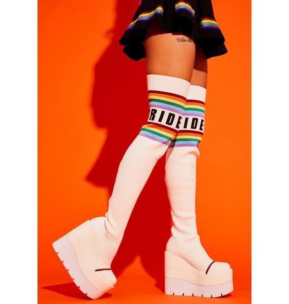 BEAMING WITH LOVE THIGH HIGH BOOTS-annaxin