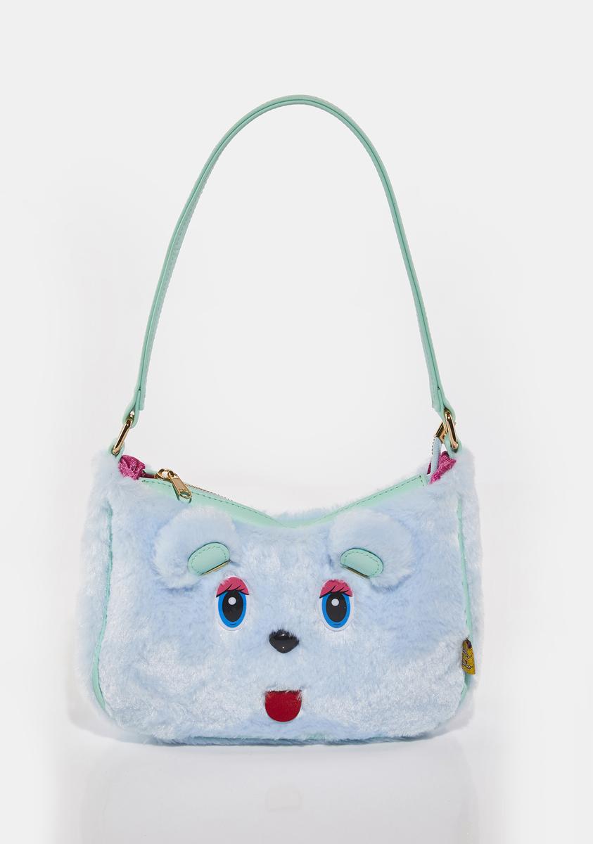 Teddy Time Faux Fur Bag-annaxin