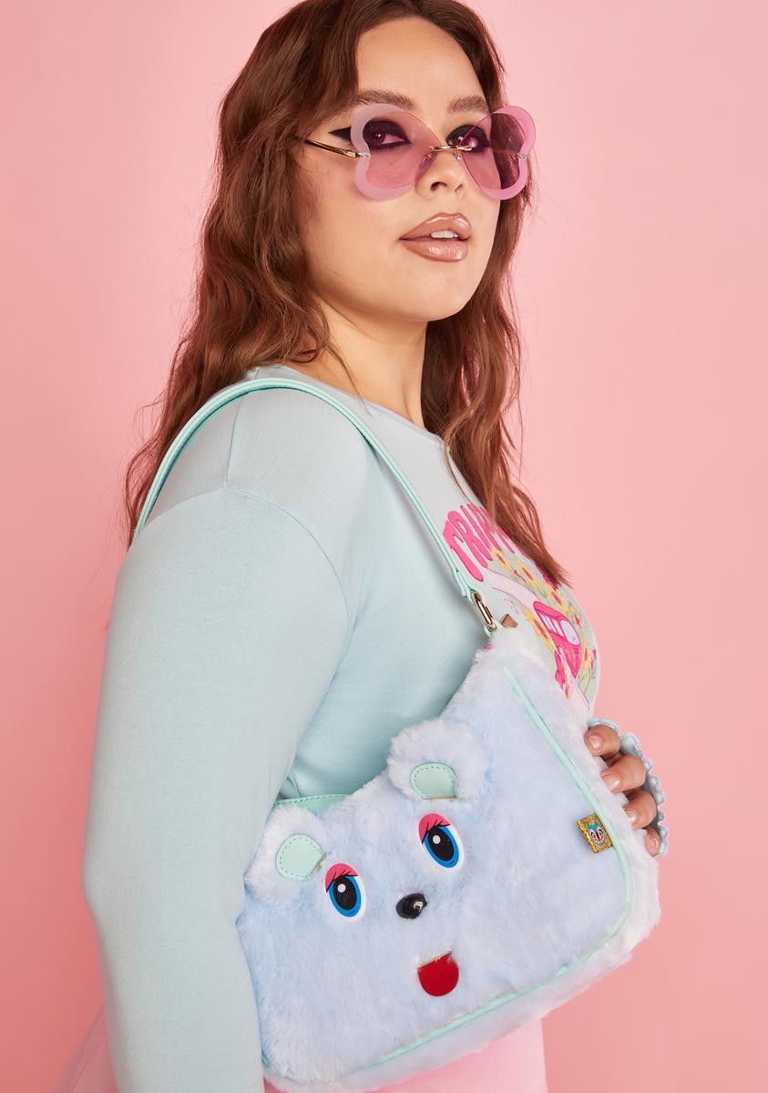 Teddy Time Faux Fur Bag-annaxin