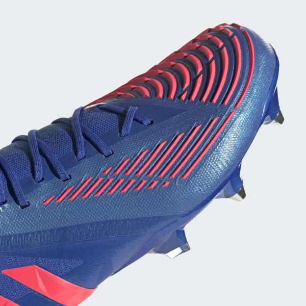 Azul Botines Predator Edge.1 Terreno Blando