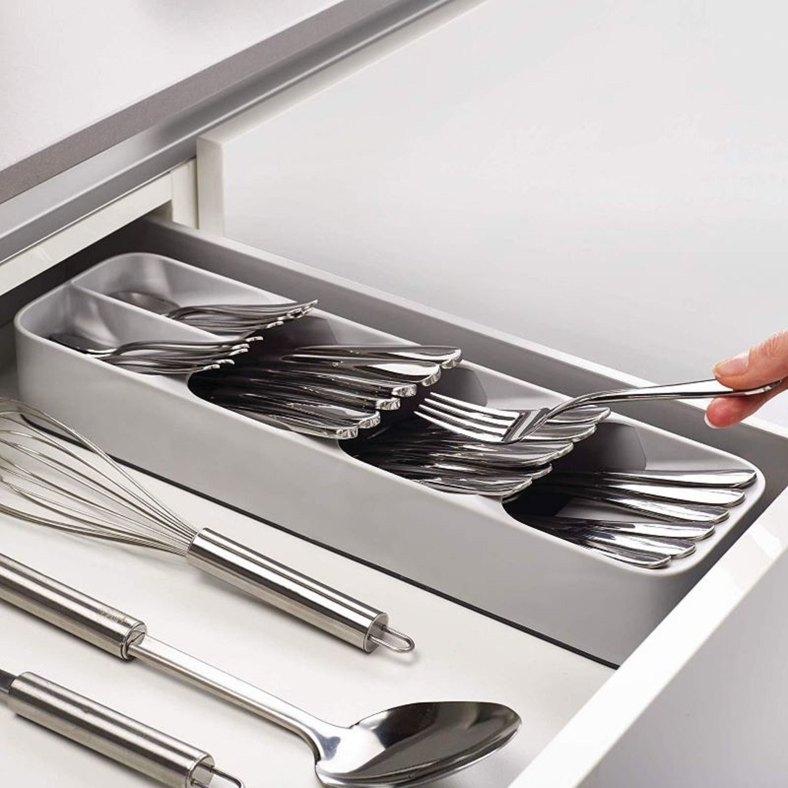 🔥Hot Sale 50% OFF🔥Knife Block Storage Drawer Spoon Organiser Tray