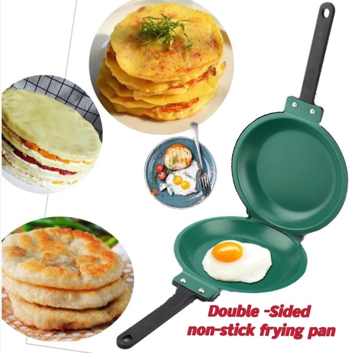 Double-sided non-stick frying pan