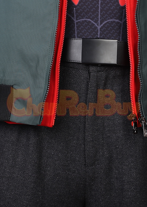 Miles Morales Costume Spider Man Into the Spider Verse Cosplay Suit Ver 2-Chaorenbuy Cosplay