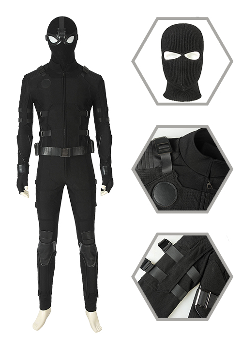 Spider Man PS4 Stealth Suit Cosplay Costume-Chaorenbuy Cosplay