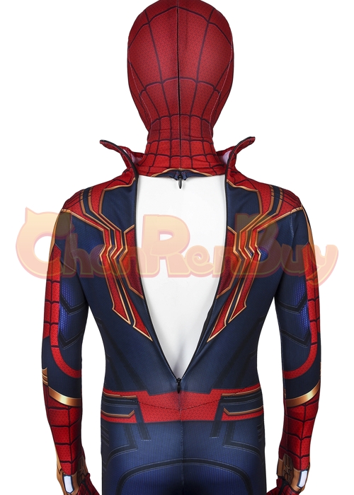 Iron Spider Man Costume Avengers Endgame Cosplay Jumpsuit Kids Size-Chaorenbuy Cosplay