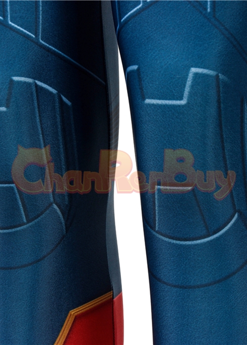 Captain Marvel Costume Carol Danvers Cosplay Jumpsuit -Chaorenbuy Cosplay