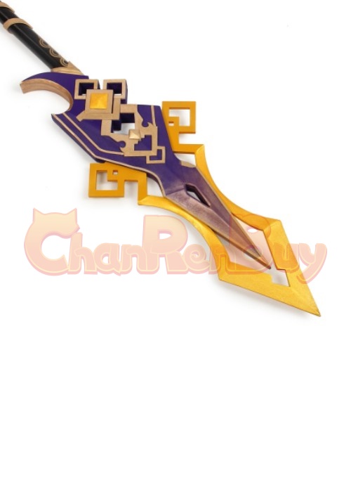 Genshin Impact Cosplay Zhongli Vortex Vanquisher Spear-Chaorenbuy Cosplay