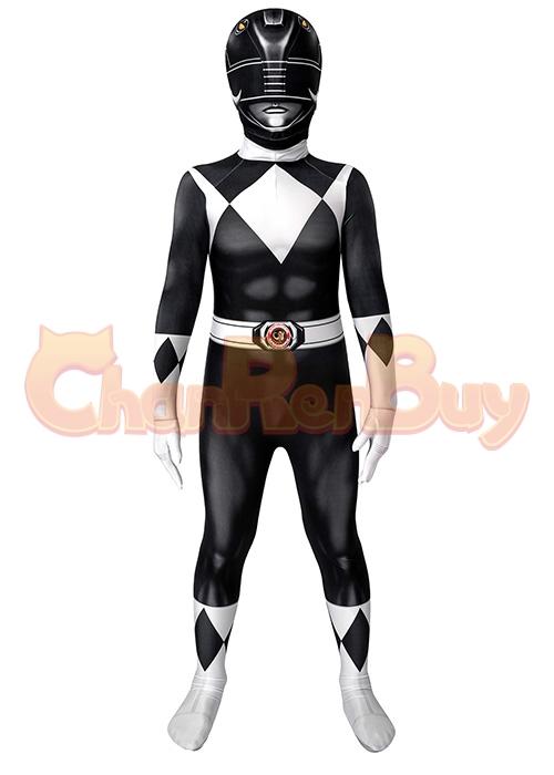 Mighty Morphin Power Rangers Costume Cosplay Suit Kids Size-Chaorenbuy Cosplay