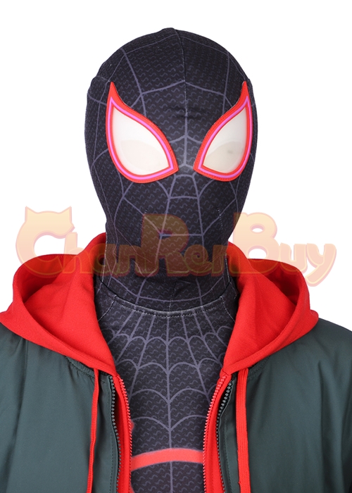 Miles Morales Costume Spider Man Into the Spider Verse Cosplay Suit Ver 2-Chaorenbuy Cosplay