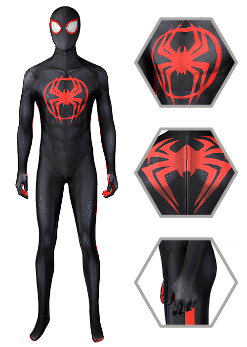 Miles Morales Costume Spider-Man: Across the Spider-Verse Cosplay Suit -Chaorenbuy Cosplay