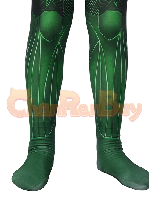 Green Lantern Costume Hal Jordan Cosplay Suit Kids Size-Chaorenbuy Cosplay
