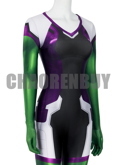 She Hulk Costume Jennifer Walters Cosplay Suit-Chaorenbuy Cosplay