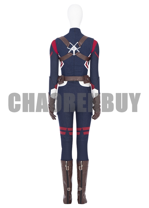 Captain Carter Costume What If Peggy Carter Cosplay Suit Outfit-Chaorenbuy Cosplay