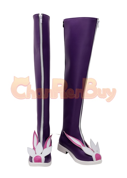 Void Princess Aisha Landar Shoes Elsword Cosplay Boots-Chaorenbuy Cosplay