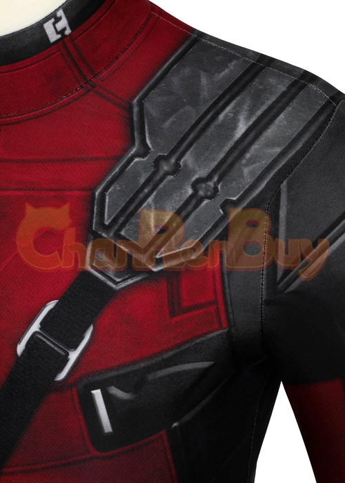 Deadpool Costume Cosplay Jumpsuit Kids Size-Chaorenbuy Cosplay