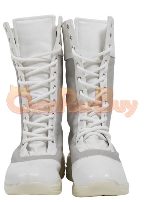 Yelena Belova Costume Black Widow Cosplay White Suit Boots Outfit-Chaorenbuy Cosplay