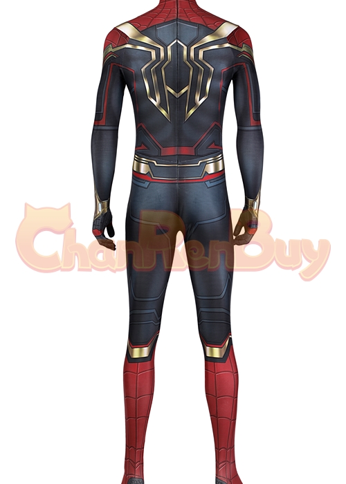 Spider Man 3 No Way Home Iron Spider Classic Black Suit Cosplay Costume-Chaorenbuy Cosplay