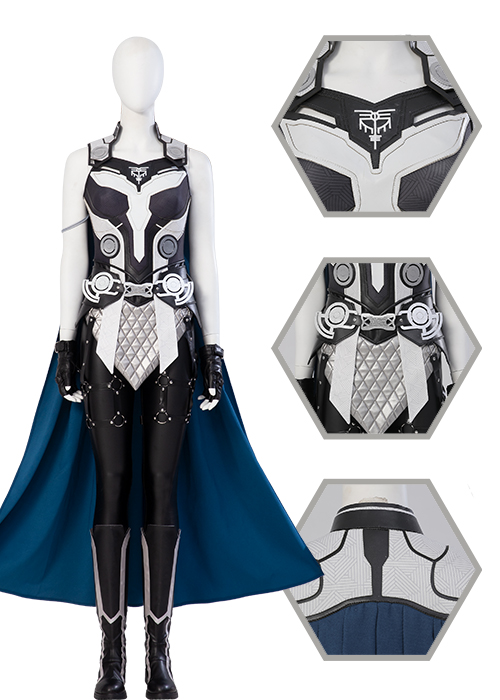 Thor 4 Love and Thunder Valkyrie Costume Cosplay Suit Boots Outfit-Chaorenbuy Cosplay