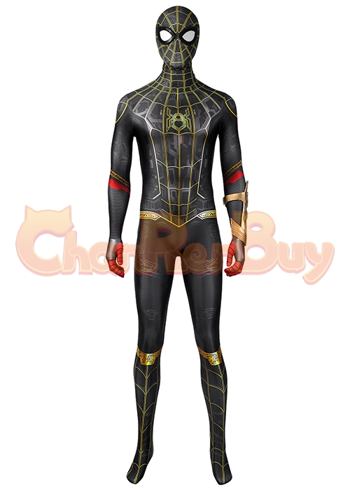 Spider Man 3 No Way Home Iron Spider Classic Black Suit Cosplay Costume-Chaorenbuy Cosplay