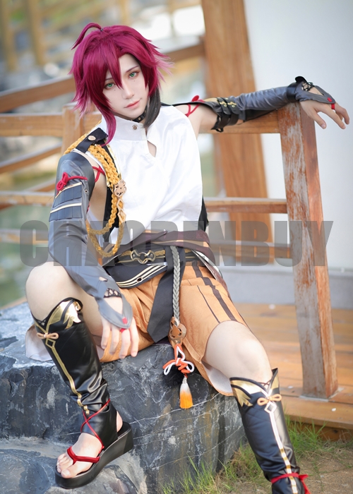 Genshin Impact Shikanoin Heizou Costume Cosplay Suit Wig Outfit-Chaorenbuy Cosplay