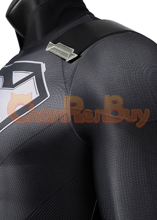 Superhero Man Costume Clark Kent Suit Cosplay Black Ver