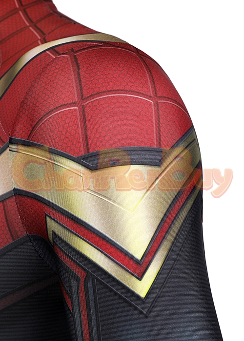 Spider Man 3 No Way Home Iron Spider Classic Black Suit Cosplay Costume-Chaorenbuy Cosplay