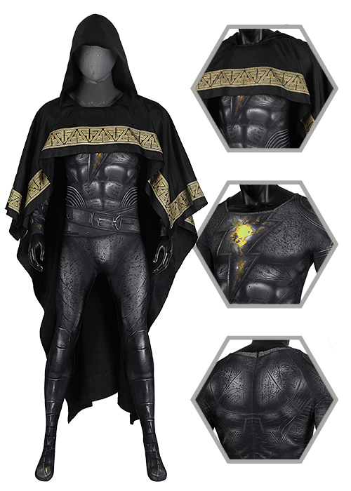 Black Adam Costume Teth Adam Cosplay Suit Ver 2-Chaorenbuy Cosplay
