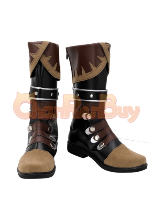  Diluc Shoes Genshin Impact Cosplay Boots-Chaorenbuy Cosplay
