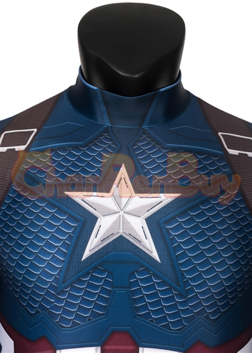 Captain America Costume Avengers Endgame Cosplay Jumpsuit -Chaorenbuy Cosplay