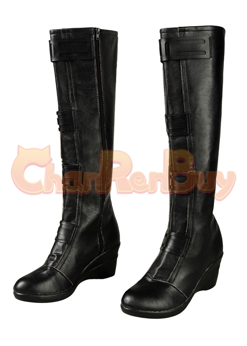 Black Widow Shoes Avengers Endgame Cosplay Boots-Chaorenbuy Cosplay