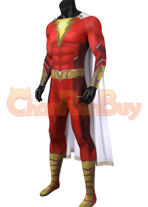 Shazam Fury of the Gods Costume Billy Batson Cosplay Suit Ver 2-Chaorenbuy Cosplay